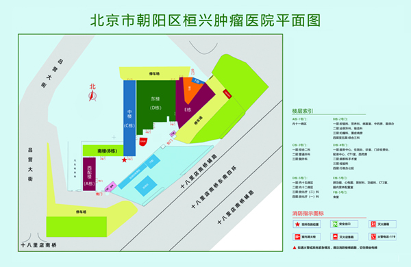 艹一艹网北京市朝阳区桓兴肿瘤医院平面图